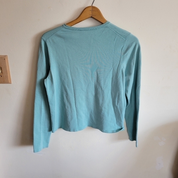 PENDLETON Long Sleeve Shirt Teal Green Blue Medium - Picture 6 of 7